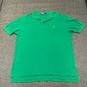 Vintage Polo Ralph Lauren Shirt, Green, Size Large